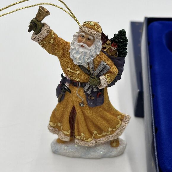 Vintage Pipka's 2001 Stories Of Christmas Carpenter Santa 11435 Holiday Ornament - Picture 7 of 12